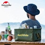 Складаний контейнер для води з ПВХ Naturehike Square bucket 13л army green NH19SJ007 - Зображення 4