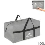 Сумка для зберігання портативна Naturehike NH17S021-L, 100 л, світло-сірий - Зображення 3