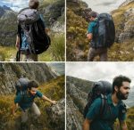 Рюкзак туристичний Naturehike Rock NH20BB113, 40+5 л, чорний - Зображення 5