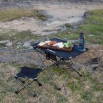 Cтіл розкладний Naturehike  NH20JJ020,1680D Oxford / алюміній, Розмір L, бежевий - Зображення 6