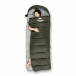 Спальник з капюшоном Naturehike U350 NH20MSD07, (1°C), правий, зелений - Зображення 3