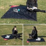 Килимок для пікніка водостійкий надлегкий Naturehike Moisture Picnic Mat NH17D050-B, 145x200 см, чорний - Зображення 7