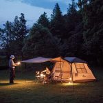 Намет з навісом Naturehike Village CNK2300ZP021, коричневий великий - Зображення 4