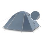 Намет двомісний Naturehike P-Series NH18Z022-P, 210T/65D, темно-синій - Зображення 2