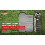 Спальник з капюшоном Naturehike U350S NH20MSD07, (-3°C), лівий, темно-зелений - Зображення 8