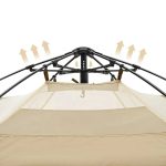 Душовий намет зонований Naturehike NH22ZP006, коричневий - Зображення 6