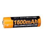 Акумулятор 14500 Fenix ARB-L14-1600U micro usb зарядка - Зображення 4
