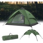Намет чотиримісний автоматичний Naturehike NH21ZP008, темно-зелений - Зображення 2