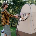 Душовий намет розкладний Naturehike NH17Z002-P, коричневий - Зображення 5