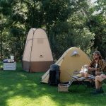 Душовий намет розкладний Naturehike NH17Z002-P, коричневий - Зображення 10
