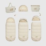 Спальник дитячий з капюшоном Naturehike B300 CNH22SD001, бежевий - Зображення 4