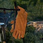 Рукавички вогнестійкі шкіряні Naturehike NH20FS042,  розмір M, коричневі - Зображення 3