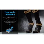 Шкарпетки водонепроникні Dexshell Hytherm Pro Socks, розмір М (39-42), чорні з коричневою смугою - Зображення 3