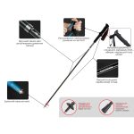 Трекінгова палиця Naturehike ST08 NH18D020-Z, 120 см, бордова - Зображення 8