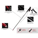 Трекінгова палиця Naturehike ST10 NH19S010-T, 110 см, блакитна - Зображення 6