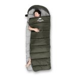 Спальник з капюшоном Naturehike U350 NH20MSD07, (1°C), лівий, зелений - Зображення 3