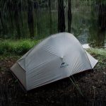 Намет надлегкий тримісний з футпринтом Naturehike Cloud Up 3 Updated NH18T030-T, 20D, темно-зелений - Зображення 6