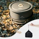 Набір посуду (2 каструлі, казанок, сковорідка) Naturehike CNH22CJ002, алюміній - Зображення 4