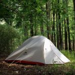 Намет надлегкий тримісний з футпринтом Naturehike Cloud Up 3 Updated NH18T030-T, 20D, темно-зелений - Зображення 7