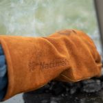 Рукавички вогнестійкі шкіряні Naturehike NH20FS042,  розмір M, коричневі - Зображення 5