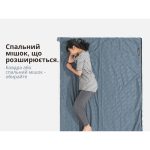Спальник надлегкий Naturehike Summer LW180 NH21MSD09 лівий, (15°C), p-p XL, зелений - Зображення 9