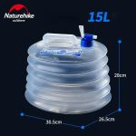 Каністра для води складана Naturehike РЕ 15 л (NH14S002-T) - Зображення 2