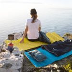 Килимок туристичний складаний одномісний IXPE Naturehike Thickened NH20FCD07 кемпінговий з алюмінієвою плівкою, 187x56x2,5 см, блакитний - Зображення 9