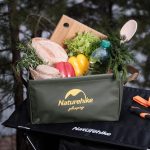 Складаний контейнер для води з ПВХ Naturehike Square bucket 13л army green NH19SJ007 - Зображення 9