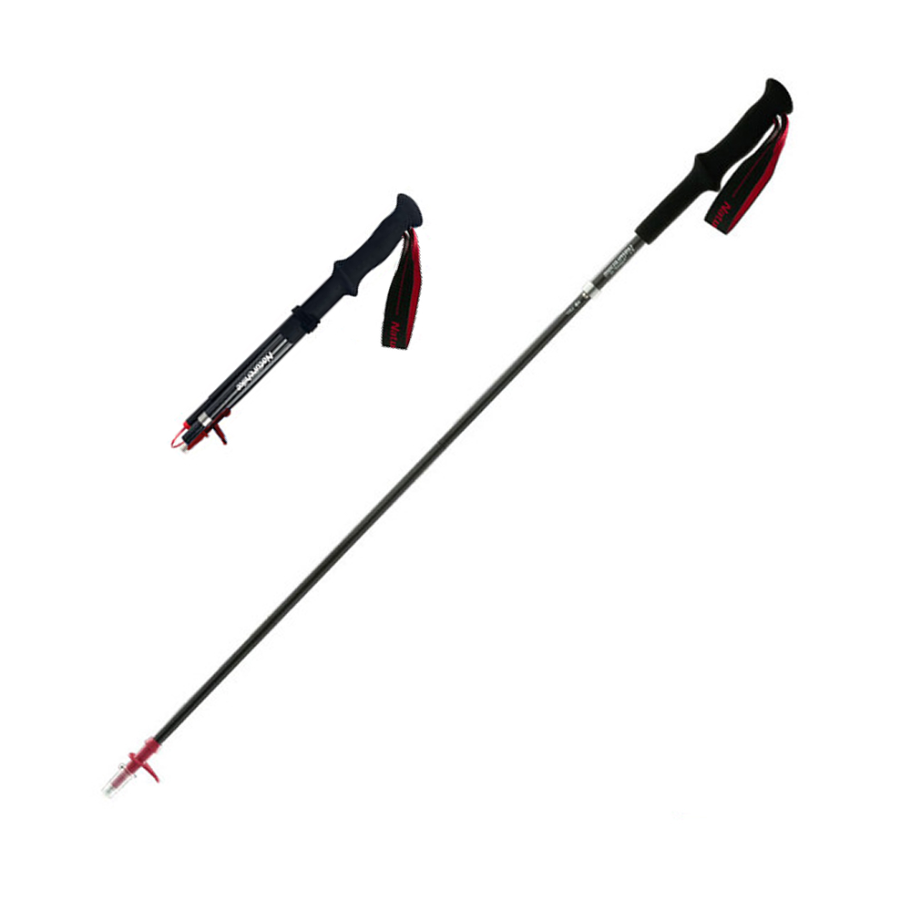 6927595748534 Трекінгова палиця Naturehike ST08 NH18D020-Z, 120 см, бордова - Зображення 1