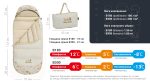 Спальник дитячий з капюшоном Naturehike B300 CNH22SD001, бежевий - Зображення 14