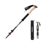 Трекінгова палиця Naturehike NH20DS003, 135 см, чорний/червоний