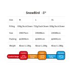Спальник з натуральним пухом Naturehike Snowbird NH20YD001, p-р L, коричневий 720 г - Зображення 8
