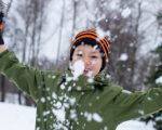 Шапка водонепроникна дитяча Dexshell (DH552TR), помаранчева - Зображення 6