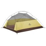 Намет надлегкий тримісний з футпринтом Naturehike Cloud Up 3 Updated NH18T030-T, 20D, темно-зелений - Зображення 2