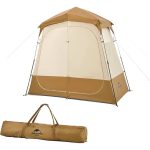Душовий намет зонований Naturehike NH22ZP006, коричневий - Зображення 3