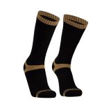 Шкарпетки водонепроникні Dexshell Hytherm Pro Socks, розмір S (36-38), чорні з коричневою смугою