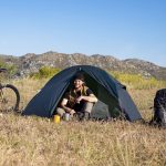 Намет надлегкий одномісний  з футпринтом Naturehike Cycling 1 NH18A095-D, 210T, темний синій - Зображення 3