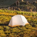 Намет надлегкий одномісний Naturehike NH21ZP003, сіро-жовтий - Зображення 3