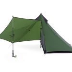 Намет надлегкий із гострою верхівкою Naturehike NH17T030-L, темний зелений - Зображення 2