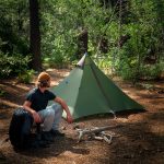 Намет надлегкий із гострою верхівкою Naturehike NH17T030-L, темний зелений - Зображення 3