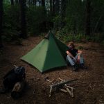 Намет надлегкий із гострою верхівкою Naturehike NH17T030-L, темний зелений - Зображення 4