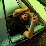 Намет надлегкий із гострою верхівкою Naturehike NH17T030-L, темний зелений - Зображення 5