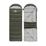 Спальник з капюшоном Naturehike U350S NH20MSD07, (-3°C), правий, темно-зелений - Зображення 2