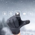 Вологозахисні рукавички Naturehike NH19S005-T, розмір XL, темно-блакитні - Зображення 3