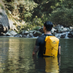Рюкзак водонепроникний Naturehike NH21FSB04, 40л, жовтий - Зображення 3