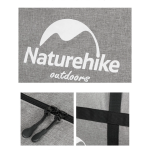 Сумка-баул для зберігання портативна Naturehike NH17S021-M, 45 л, темно-сірий - Зображення 3