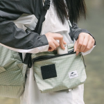 Сумка мала Naturehike NH20BB204, 3л, графіт в клітинку - Зображення 4