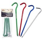 Кілки з гачком алюмінієві Naturehike NH15A008-I, 16 см , зелений (8 шт) - Зображення 2