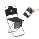 Стілець розкладний Naturehike MZ01 NH18M001-Z, чорний - Зображення 2