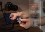 Ліхтар наключний Fenix E03R V2.0, сірий - Зображення 15